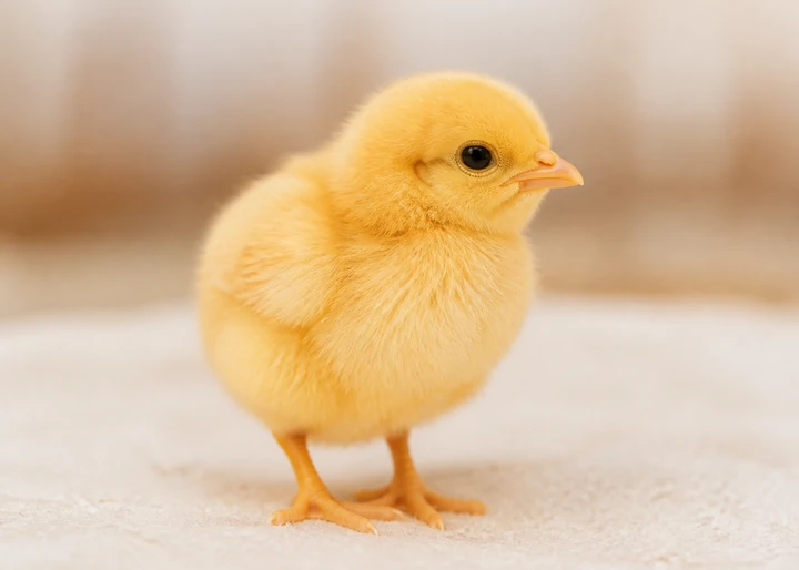 Newly hatched chick