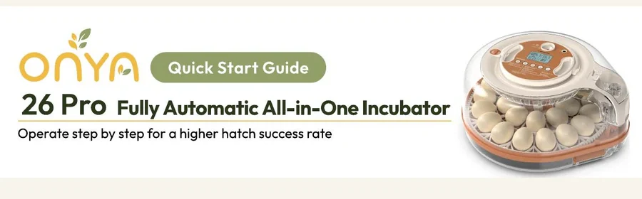 Onya 26 Pro Quick Start Guide, English